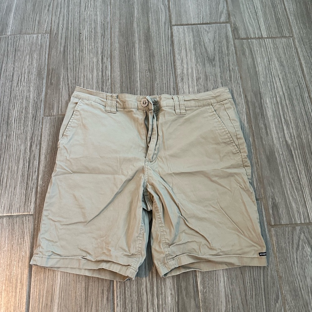Khaki O’Neill  Flat Front Mens Shorts with Pockets